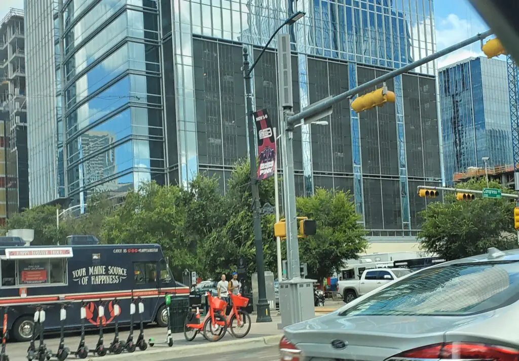 Downtown Austin small-cell telecommunications installation